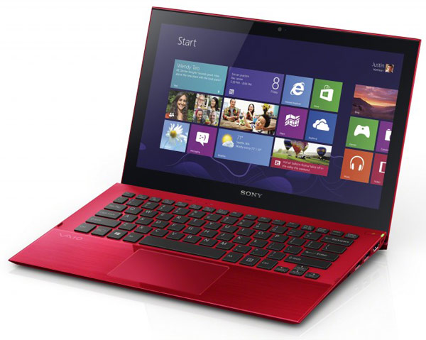 Продажи ноутбуков Sony  VAIO | red edition начались 8 августа